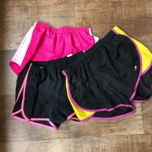 3 pairs of athletic shorts!